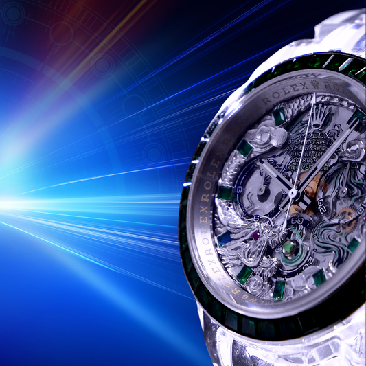 AET REMOULD Rolex Daytona LOONG Full Sapphire Watch | WORLDTIMER