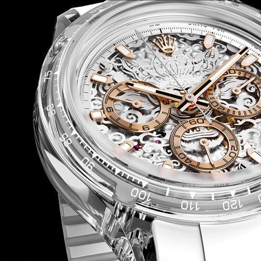 AET REMOULD 勞力士 地通拿 LOONG 2024 EDITION 透明手錶 Sapphire Rolex Daytona | WORLDTIMER