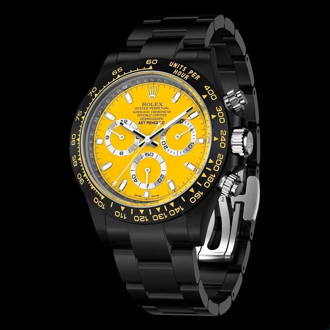 Aet Remould Ceramic Rolex Daytona RACING YELLOW 勞力士 地通拿 全陶瓷手錶 | WORLDTIMER