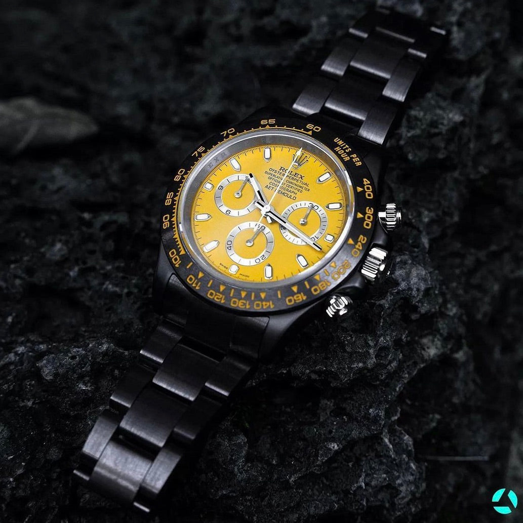 Aet Remould Ceramic Rolex Daytona RACING YELLOW 勞力士 地通拿 全陶瓷手錶 | WORLDTIMER