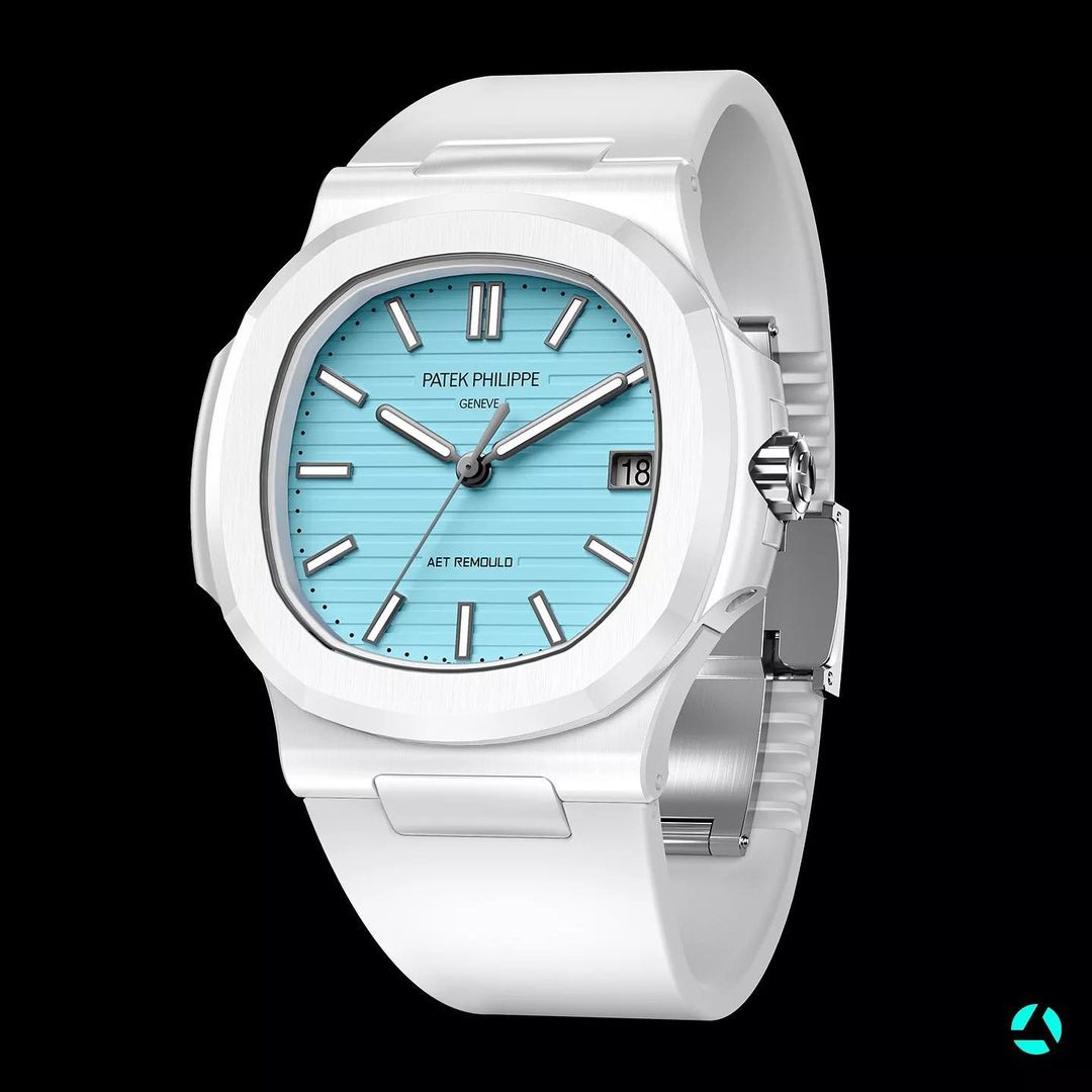 Buy AET REMOULD Patek Nautilus Tiffany Blue 5711 Online WORLDITMER