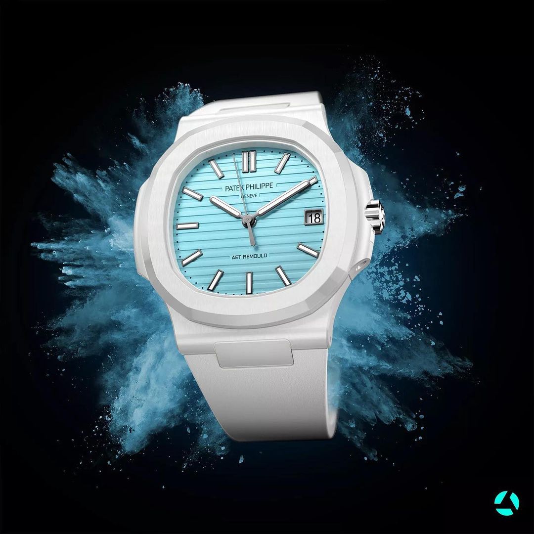 Buy AET REMOULD Patek Nautilus Tiffany Blue 5711 Online WORLDITMER