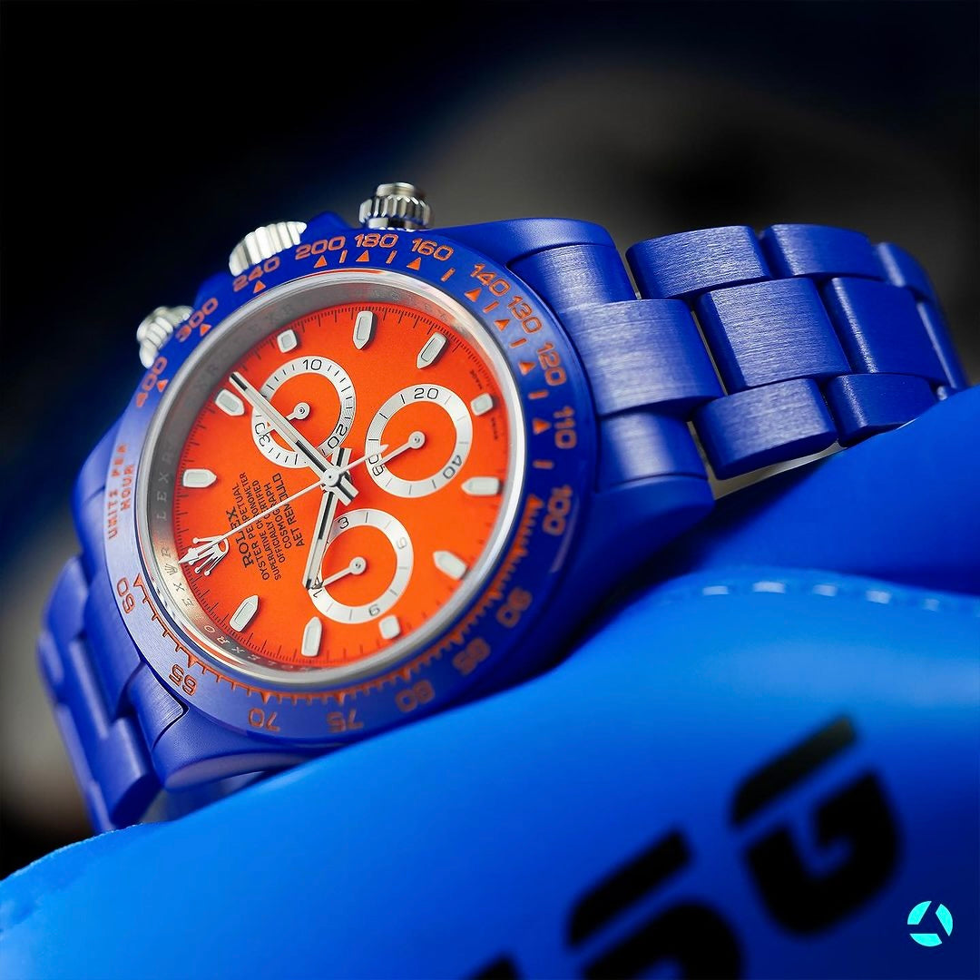 Rolex daytona blue outlet bezel