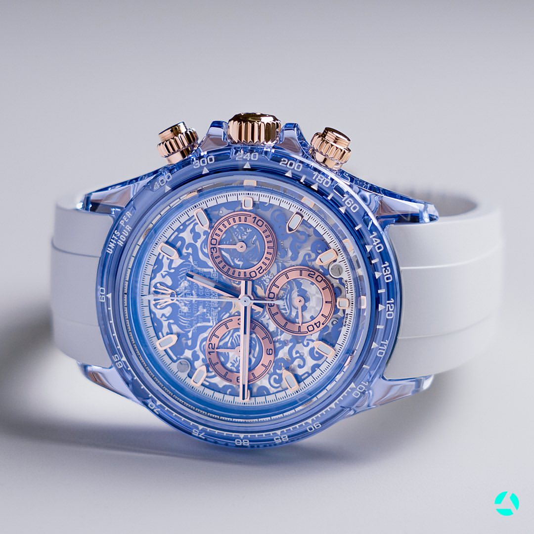 AET REMOULD Rolex Daytona "COLOR LOONG 2024 EDITION" 勞力士地通拿 透明手錶 | WORLDTIMER