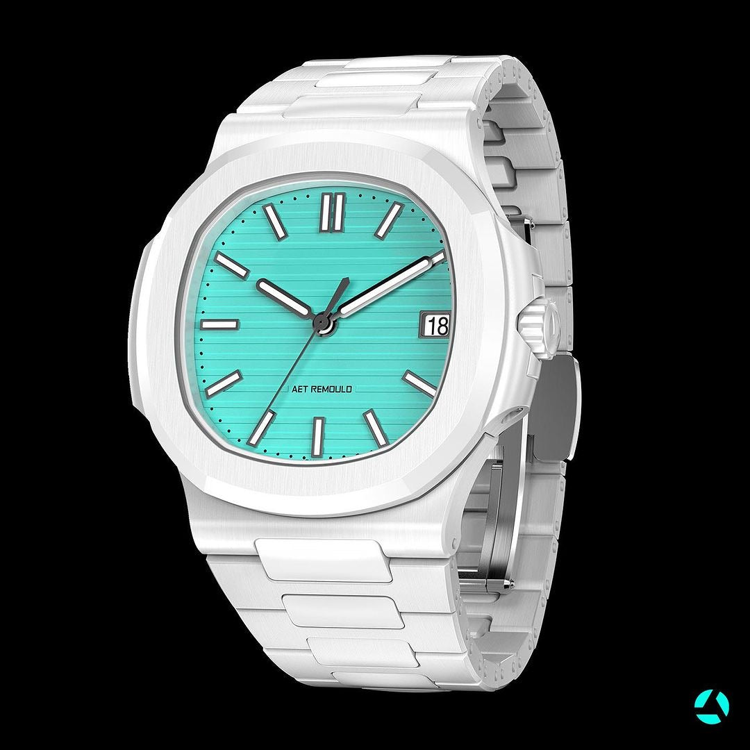 百達翡麗 金鷹5711 Tiffany AET Remould Tiffany Blue Nautilus "LEFKADA BLUE" 5711 Tiffany | WORLDTIMER