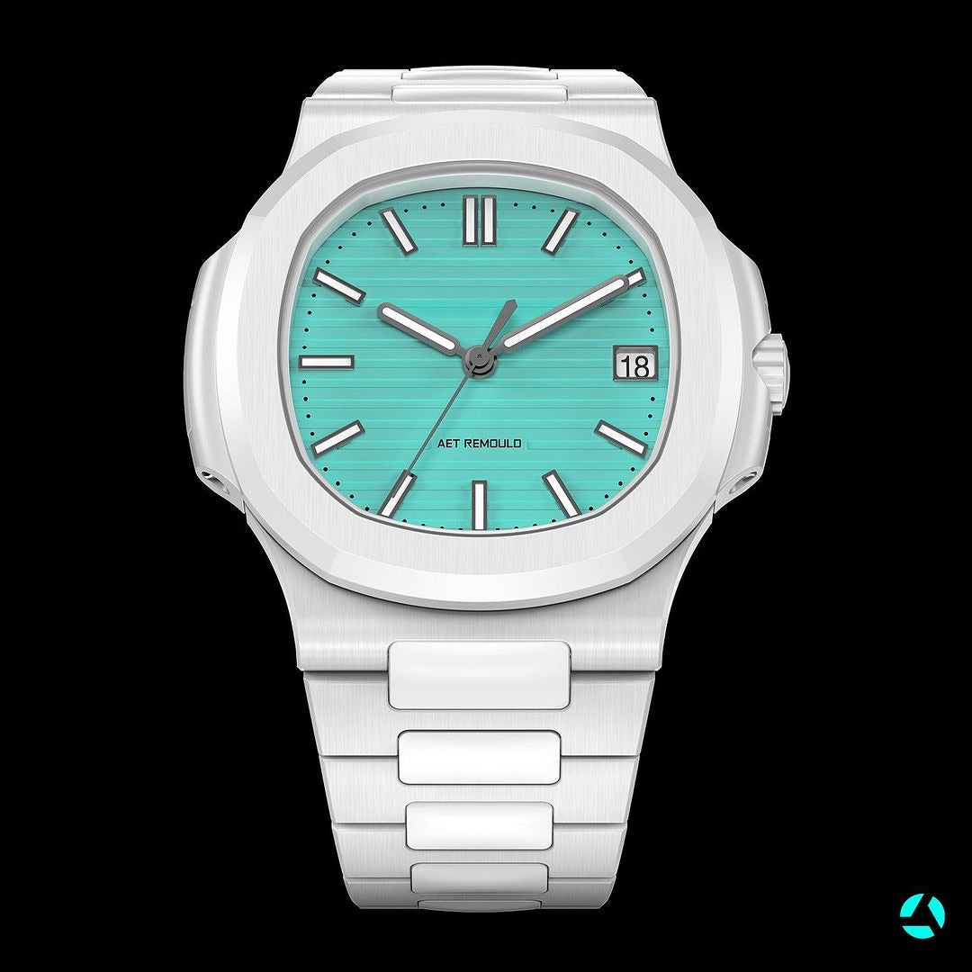 百達翡麗 金鷹5711 Tiffany AET Remould Tiffany Blue Nautilus "LEFKADA BLUE" 5711 Tiffany | WORLDTIMER