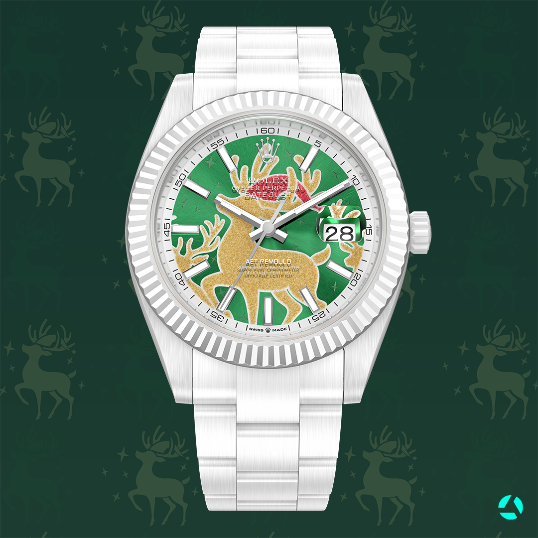 AET REMOULD 呈獻最受矚目的聖誕腕錶 AET REMOULD Rolex Datejust Christmas Deer | WORLDTIMER