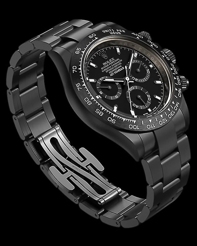 AET REMOULD Rolex Daytona BLACK CLASSIC Full Ceramic Watch | WORLDTIMER