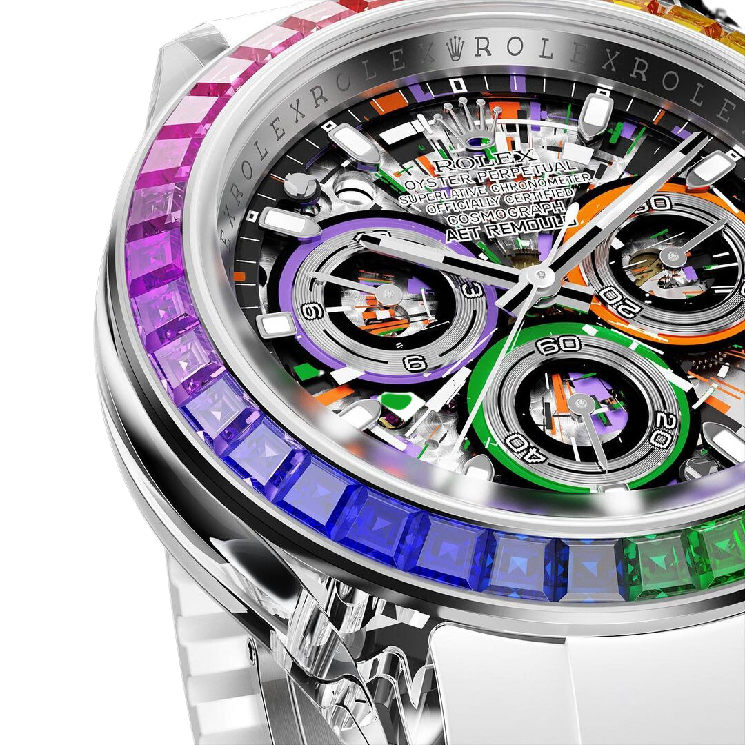 AET REMOULD Rainbow Rolex Daytona "AFTER-RAIN" | WORLDTIMER