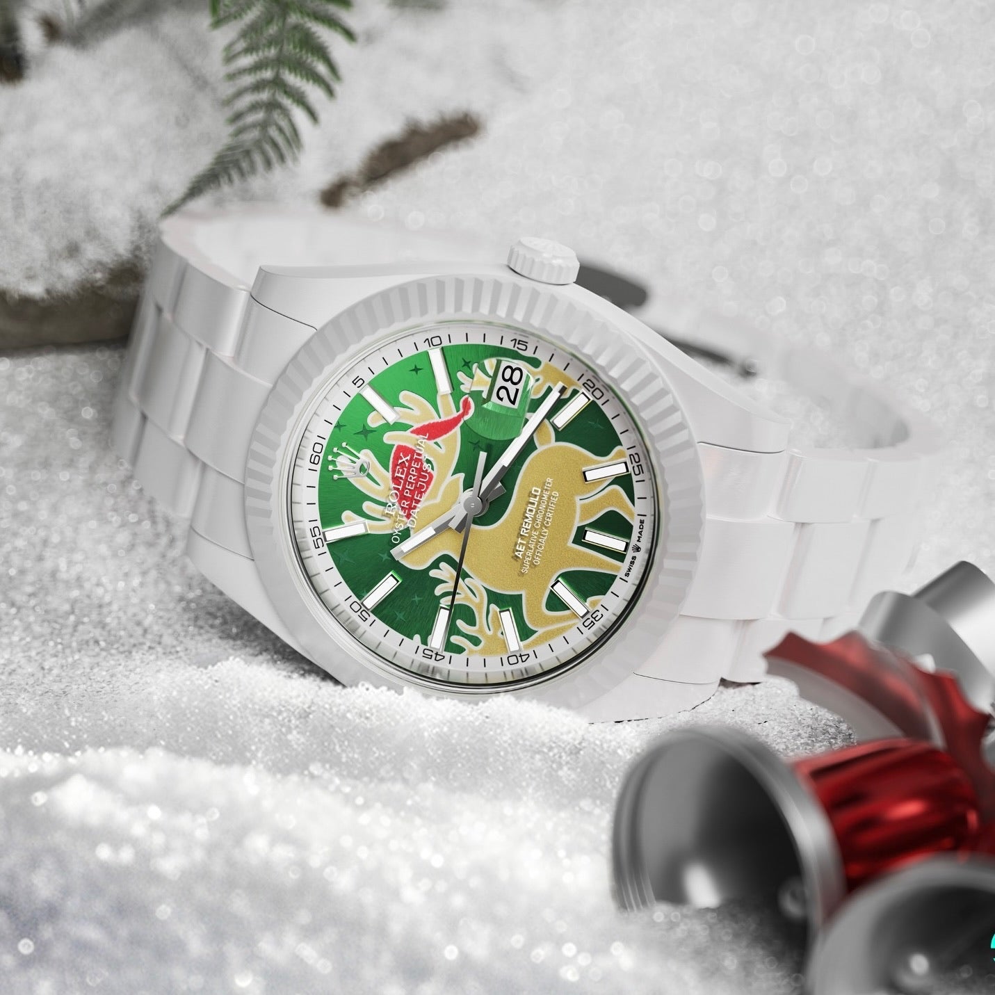 AET REMOULD 呈献最受瞩目的圣诞腕表 Rolex Datejust AET REMOULD Christmas Deer | WORLDTIMER