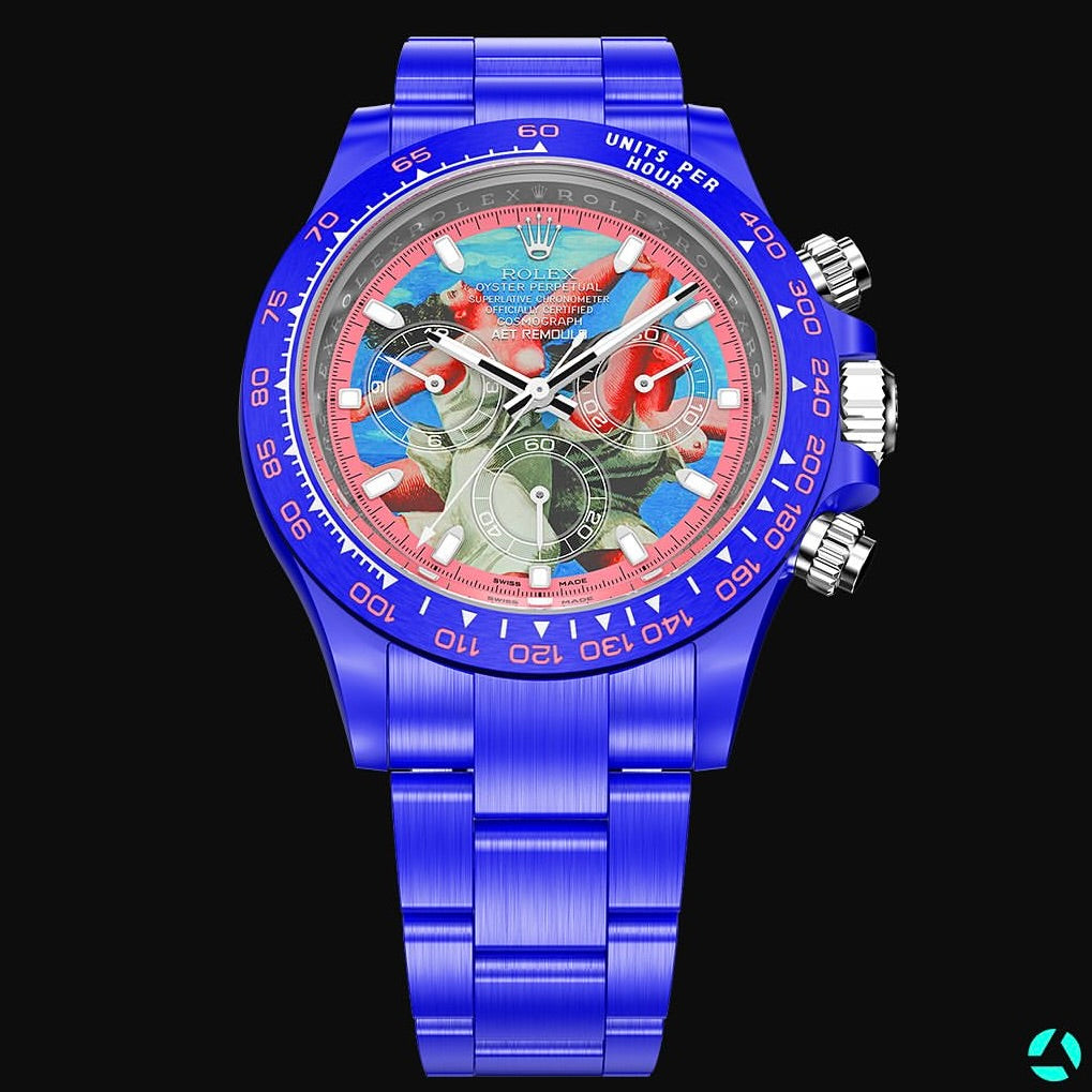 AET REMOULD x PICASSO Rolex Daytona TWO WOMEN RUNNING ON THE BEACH 畢加索 勞力士 地通拿 全陶瓷手錶 | WORLDTIMER