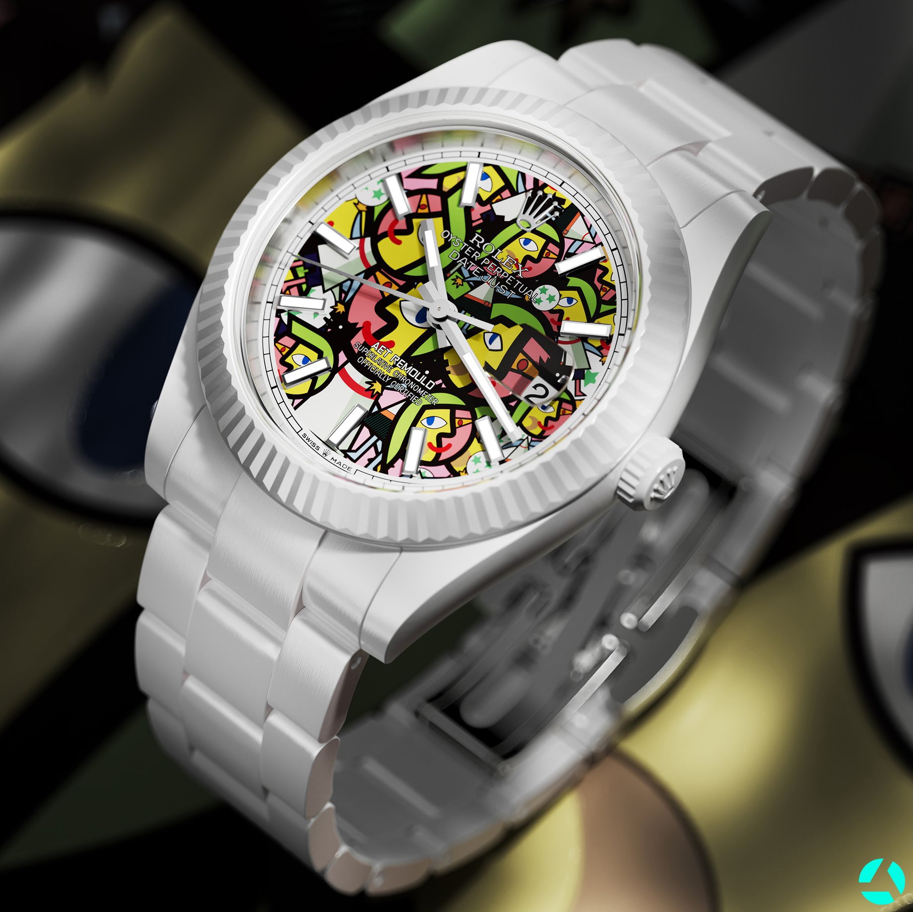 Rolex Datejust AET Remould Boy&Girl-Sun PICASSO Edition 劳力士 日志型 全陶瓷手表 | WORLDTIMER