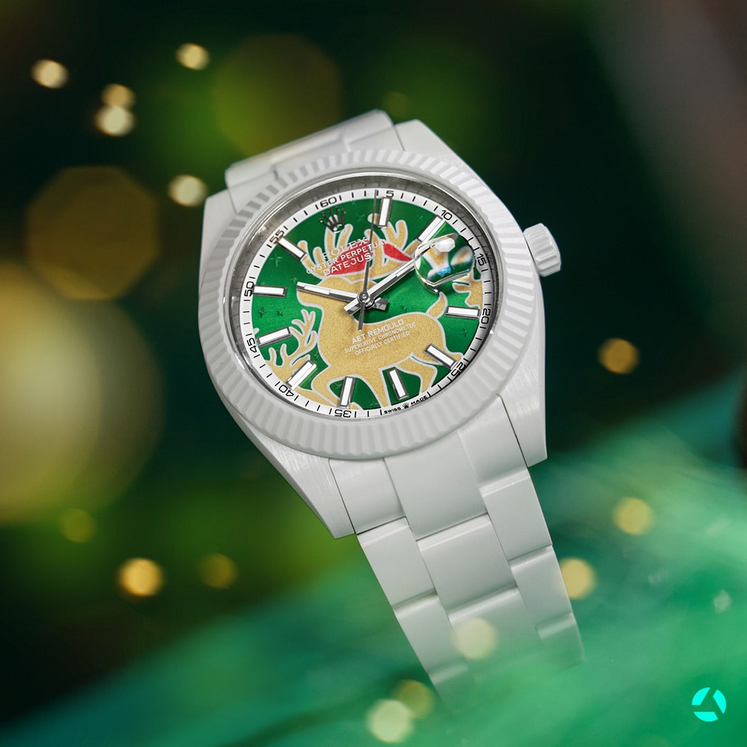 AET REMOULD 为您准备最独特的圣诞腕表 Rolex Datejust AET REMOULD Christmas Deer | WORLDTIMER