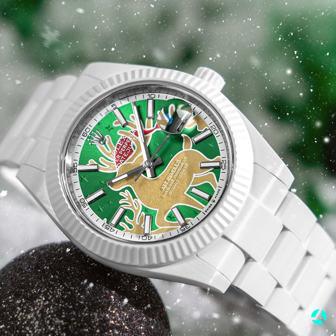 AET REMOULD 呈獻最受矚目的聖誕腕錶 AET REMOULD Rolex Datejust Christmas Deer | WORLDTIMER