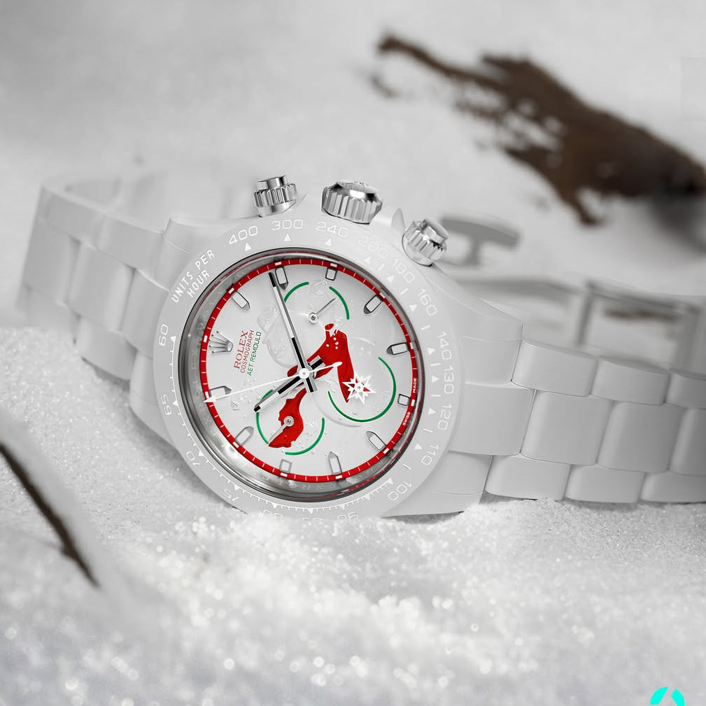 AET REMOULD 為您帶來最令人嚮往的聖誕腕錶 Rolex Daytona AET REMOULD Christmas Snowman | WORLDTIMER