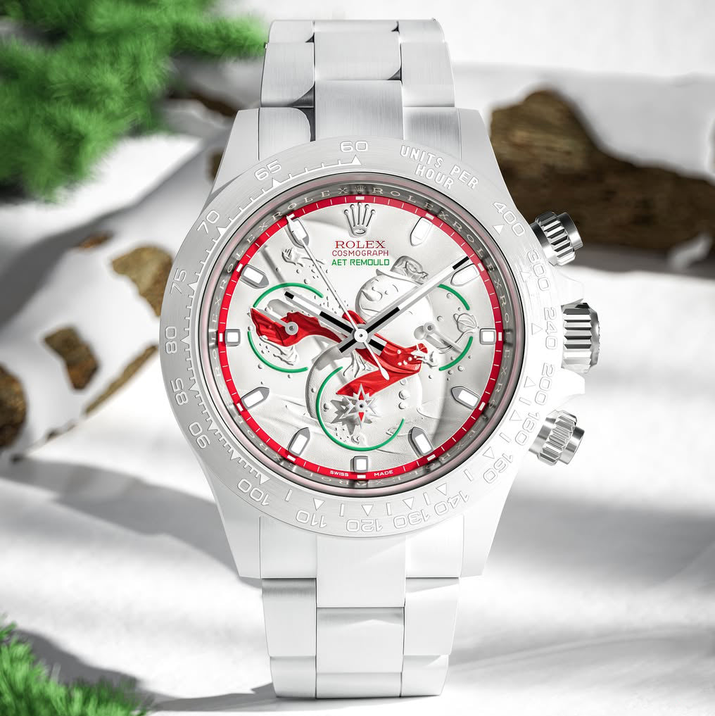 AET REMOULD 为您呈献最梦幻的圣诞腕表 AET REMOULD Rolex Daytona Christmas Snowman | WORLDTIMER