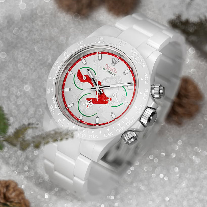 AET REMOULD 为您带来最独一无二的圣诞腕表 AET REMOULD Rolex Daytona Christmas Snowman | WORLDTIMER