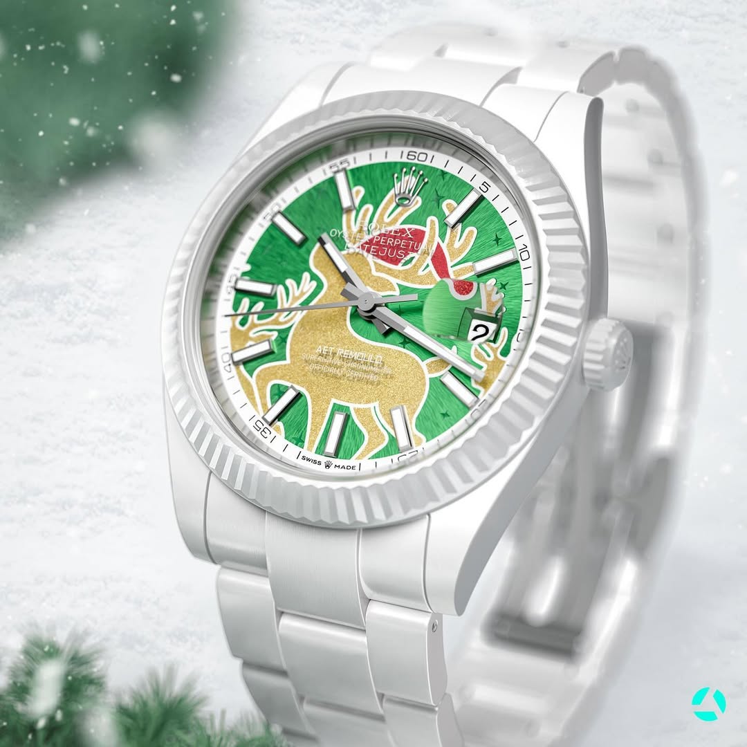 AET REMOULD 呈献最受瞩目的圣诞腕表 Rolex Datejust AET REMOULD Christmas Deer | WORLDTIMER