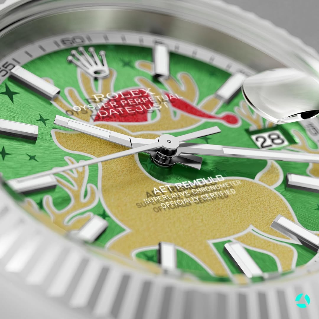 AET REMOULD 呈献最受瞩目的圣诞腕表 Rolex Datejust AET REMOULD Christmas Deer | WORLDTIMER