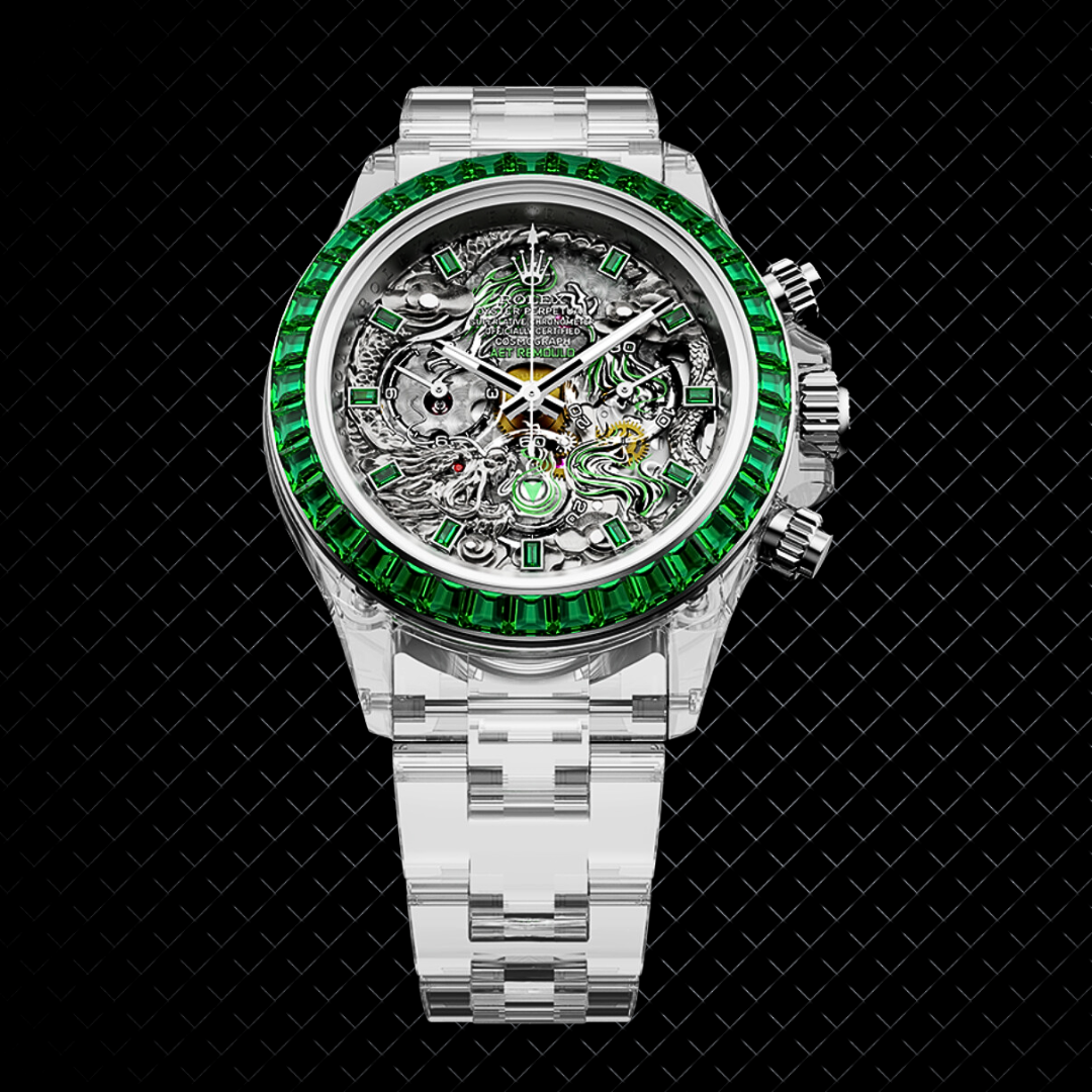 AET REMOULD Rolex Daytona LOONG Full Sapphire Watch | WORLDTIMER