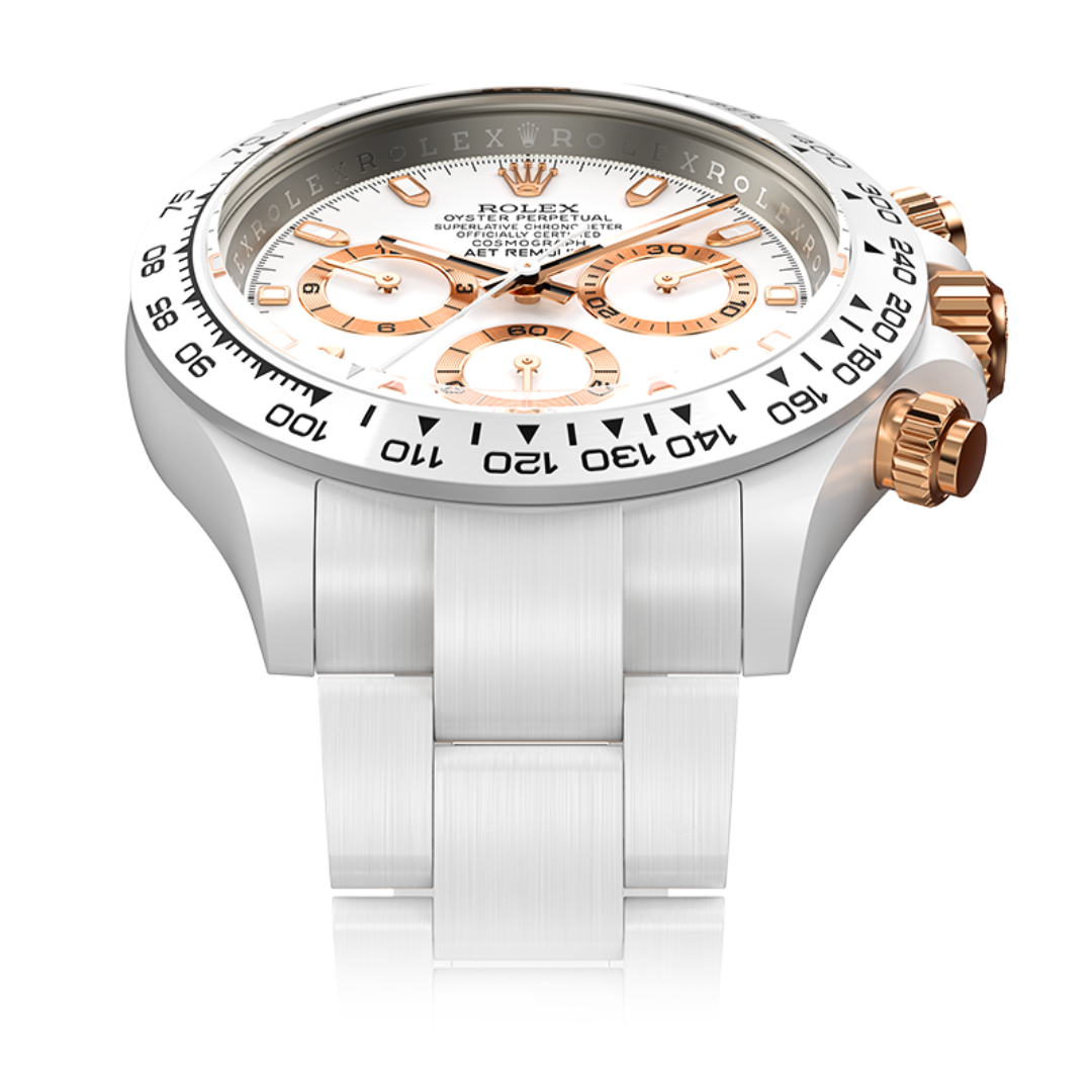 AET REMOULD 勞力士 地通拿 PLATINUM-COLORED CLASSIC 全陶瓷手錶 Rolex Ceramic Daytona | WORLDTIMER