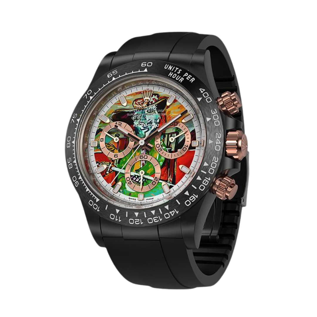 AET REMOULD Rolex Ceramic Daytona "THE INJURED BULLFIGHTER (RUBBER STRAP)" | WORLDTIMER