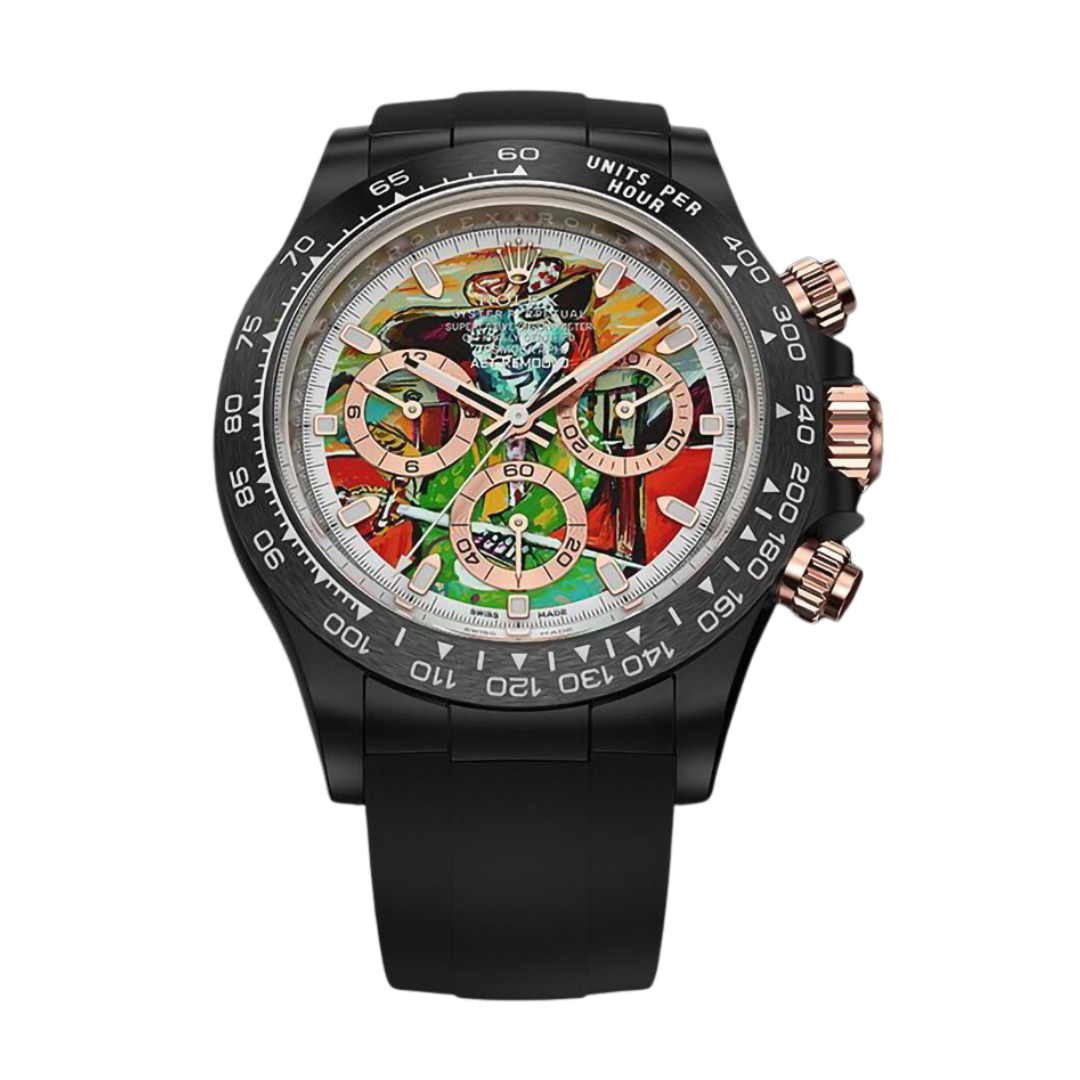 AET REMOULD Rolex Ceramic Daytona "THE INJURED BULLFIGHTER (RUBBER STRAP)" | WORLDTIMER