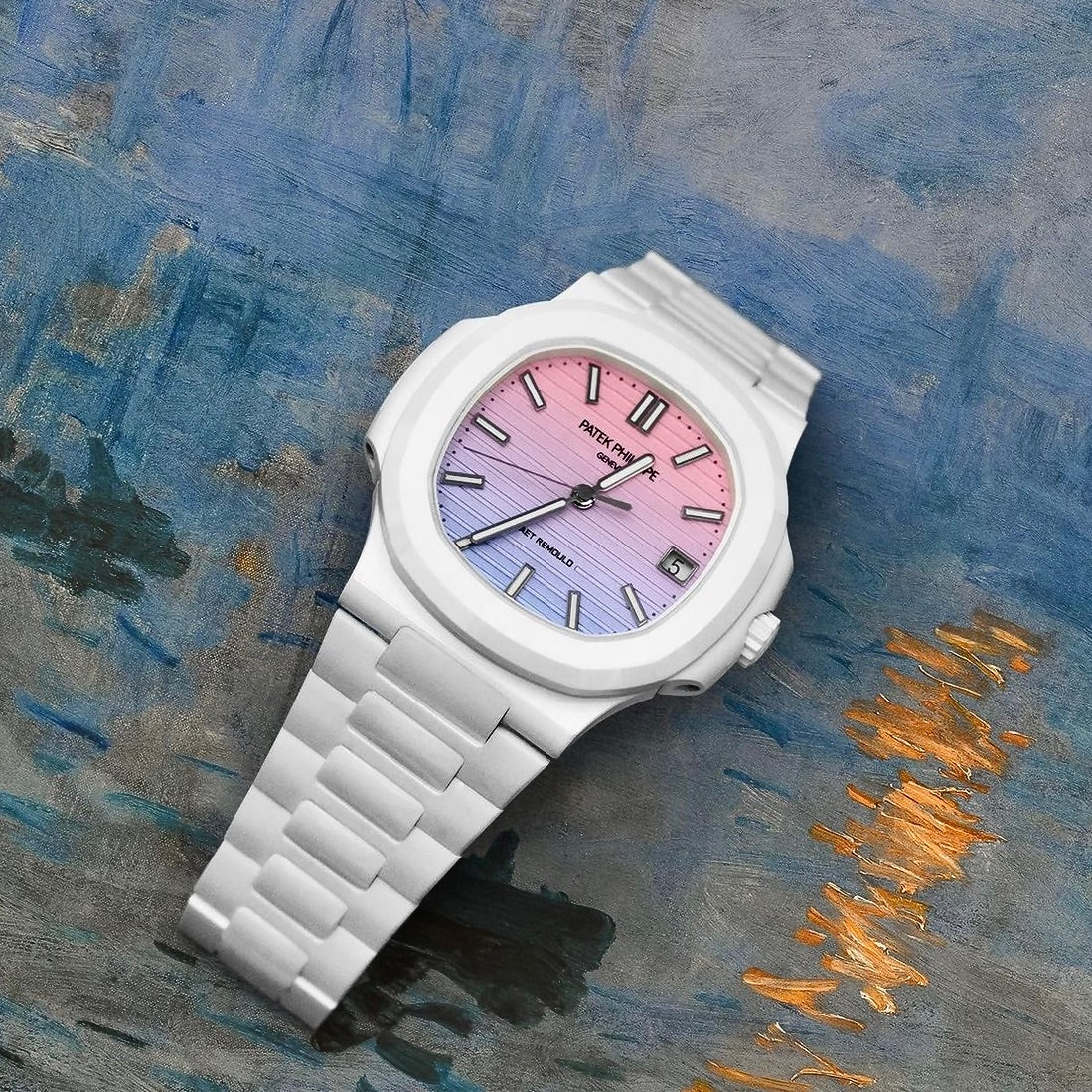 Buy AET REMOULD Patek Nautilus HAWAII SUNSET Online