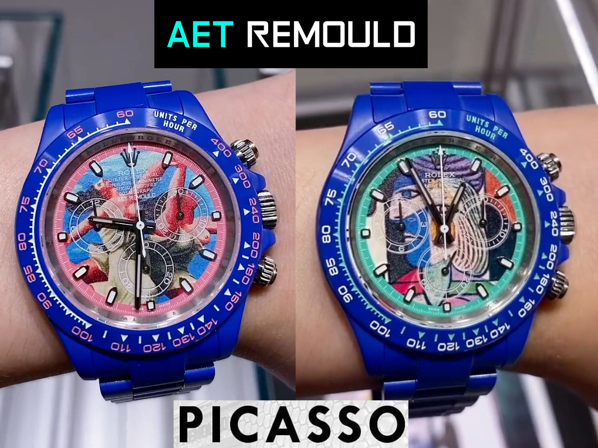 AET REMOULD x PICASSO Rolex Daytona TWO WOMEN RUNNING ON THE BEACH 畢加索 勞力士 地通拿 全陶瓷手錶 | WORLDTIMER