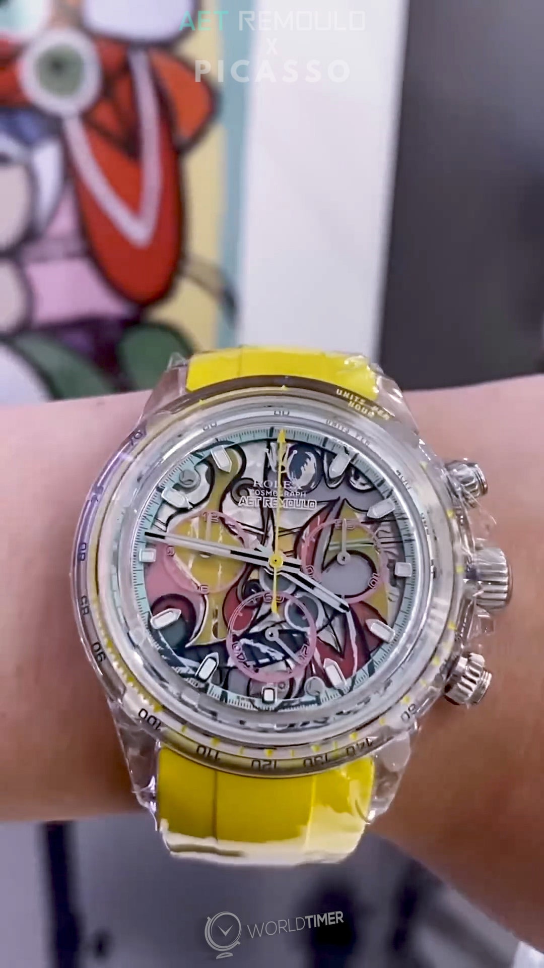 AET REMOULD x PICASSO Crazy Rolex Watch Designs You Won't Believe Exist - AET Remould x 畢加索 終極藝術與時尚的手錶系列 | WORLDTIMER