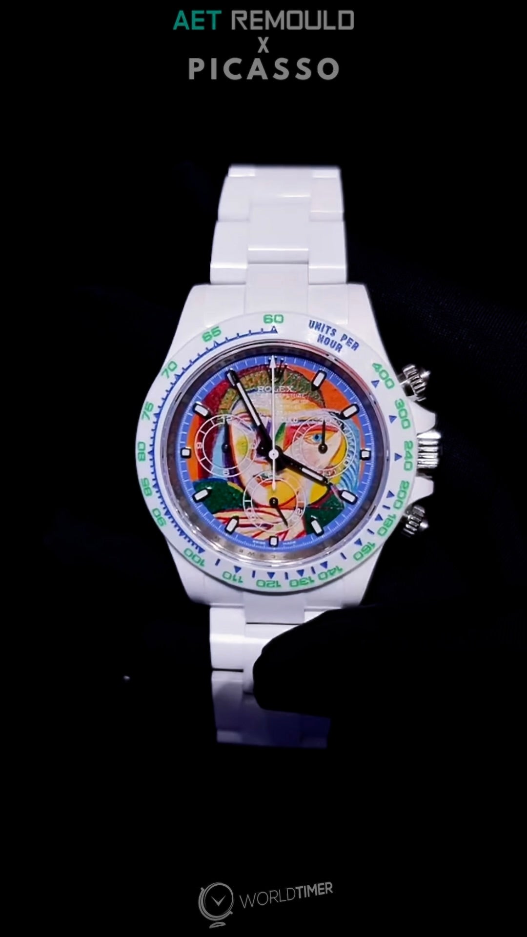 AET REMOULD x PICASSO Crazy Rolex Watch Designs You Won't Believe Exist - AET Remould x 畢加索 終極藝術與時尚的手錶系列 | WORLDTIMER