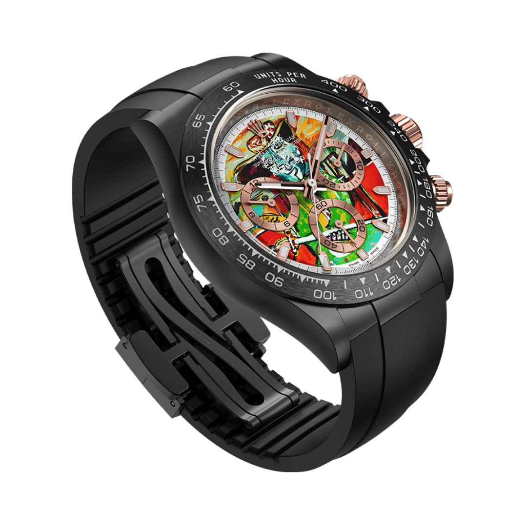 AET REMOULD Rolex Ceramic Daytona "THE INJURED BULLFIGHTER (RUBBER STRAP)" | WORLDTIMER