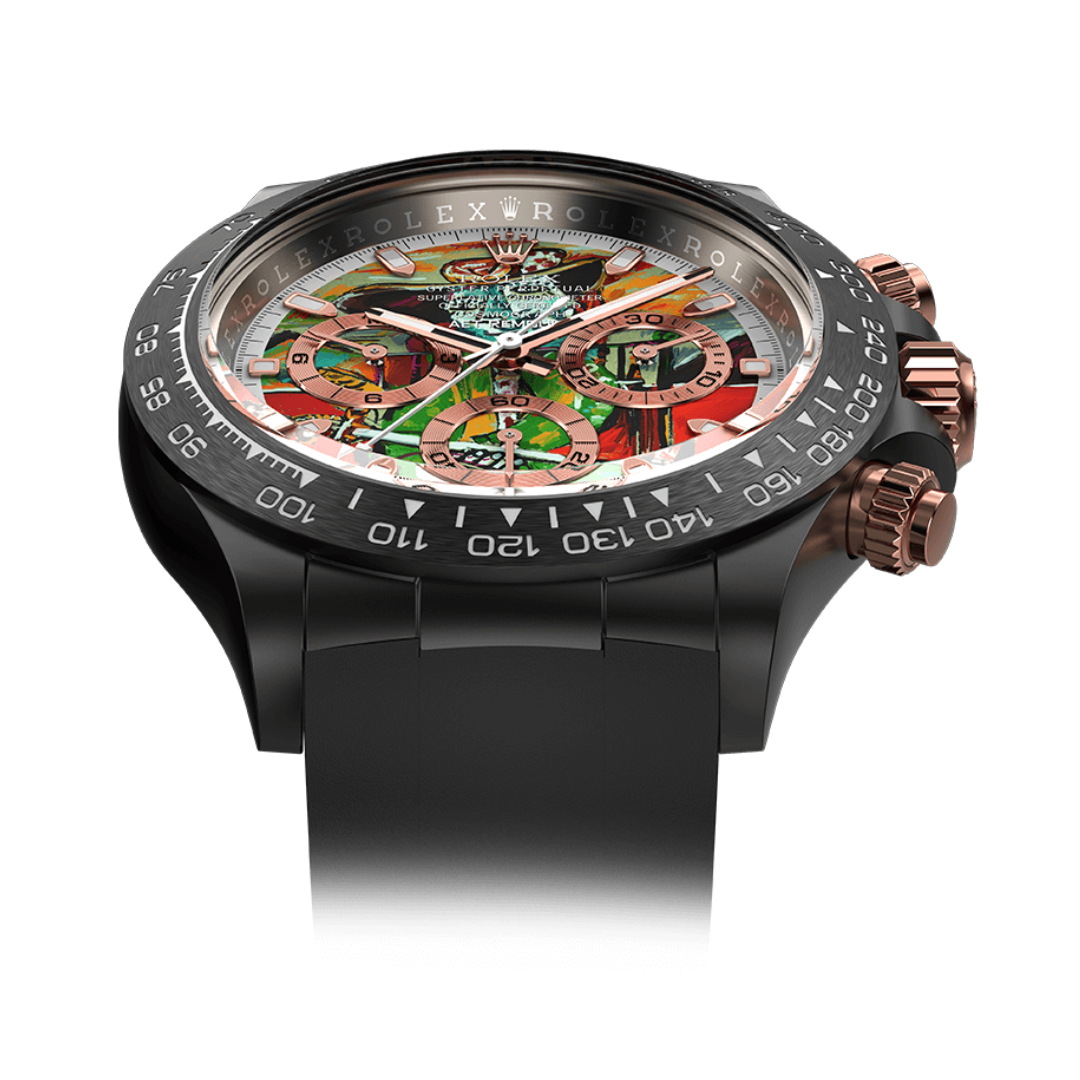 AET REMOULD Rolex Ceramic Daytona "THE INJURED BULLFIGHTER (RUBBER STRAP)" | WORLDTIMER