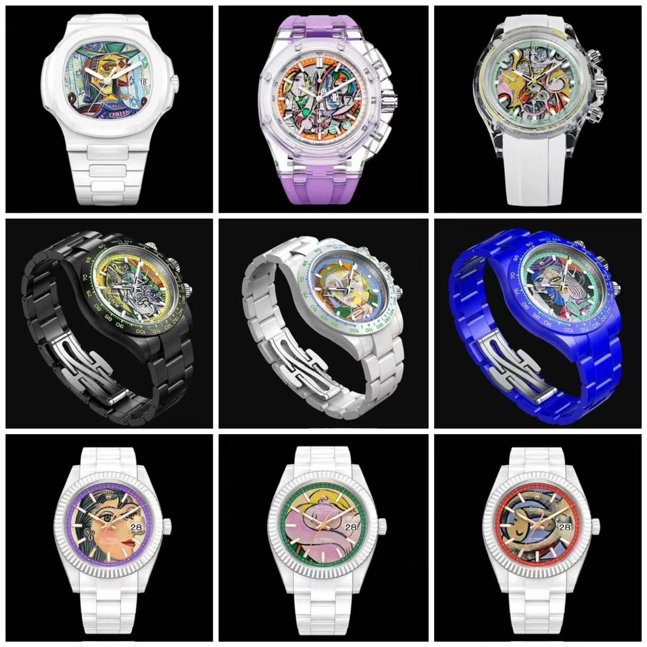 AET REMOULD x PICASSO Watch Collection for Watch Enthusiasts - AET Remould x 畢加索 終極藝術與時尚的手錶系列 | WORLDTIMER