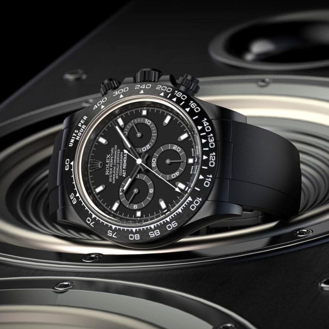 AET REMOULD Rolex ALL BLACK Daytona Ceramic Watch 全黑勞力士 地通拿 陶瓷手錶 | WORLDTIMER