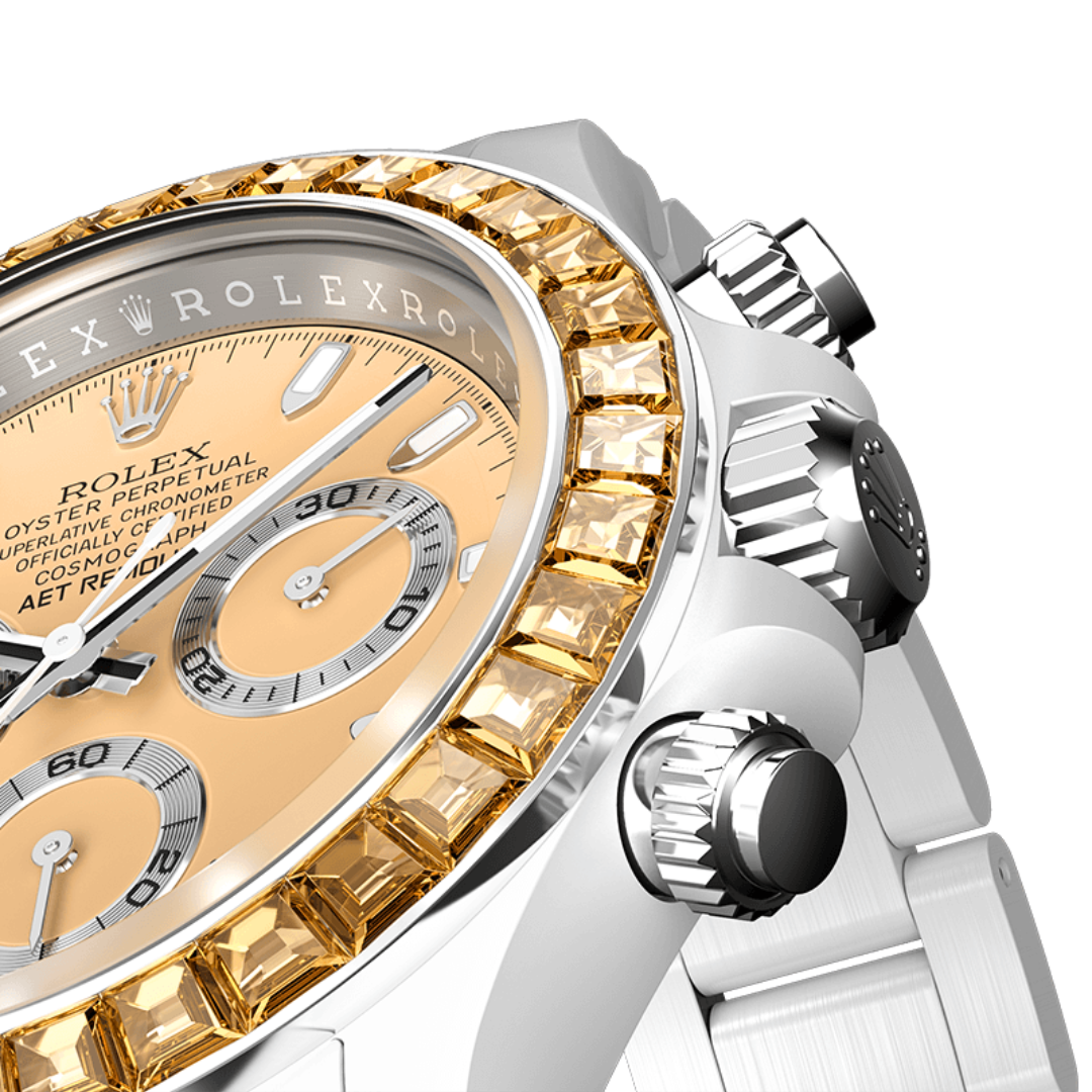 AET REMOULD Rolex Daytona ORANGE GEMSTONE CERAMIC | WORLDTIMER