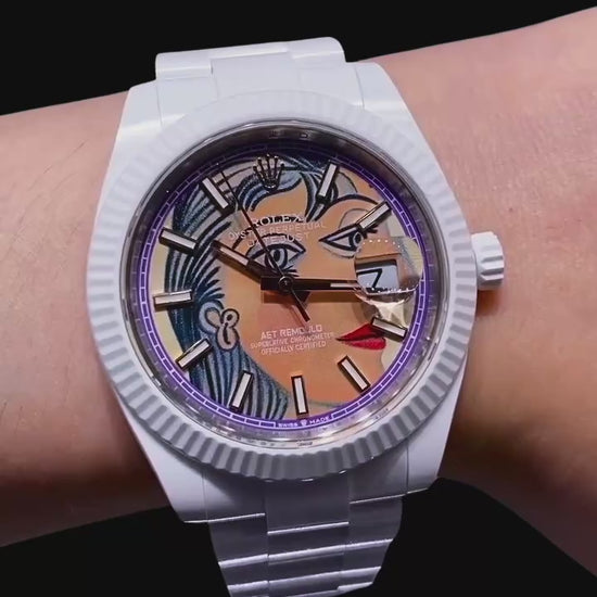 Rolex Datejust AET REMOULD x PICASSO PORTRAIT OF DORA MARA 劳力士日志型 全陶瓷手表 | WORLDTIMER