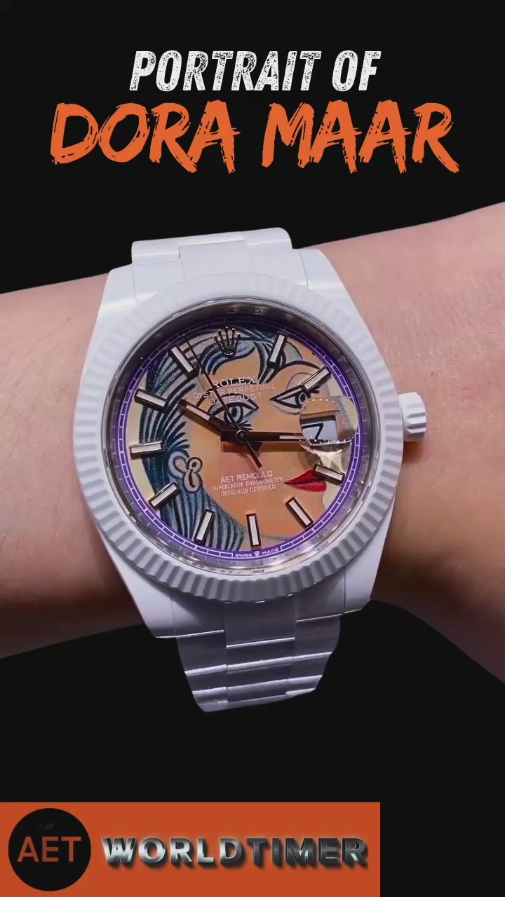 Rolex Datejust AET REMOULD x PICASSO PORTRAIT OF DORA MARA 劳力士日志型 全陶瓷手表 | WORLDTIMER