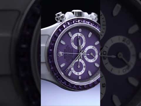 AET REMOULD Rolex Daytona PURPLE GEMSTONE CERAMIC 勞力士 地通拿 全陶瓷手錶 | WORLDTIMER