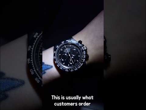 AET REMOULD ALL BLACK Rolex Daytona Ceramic Watch 勞力士 全黑地通拿 陶瓷手錶 | WORLDTIMER