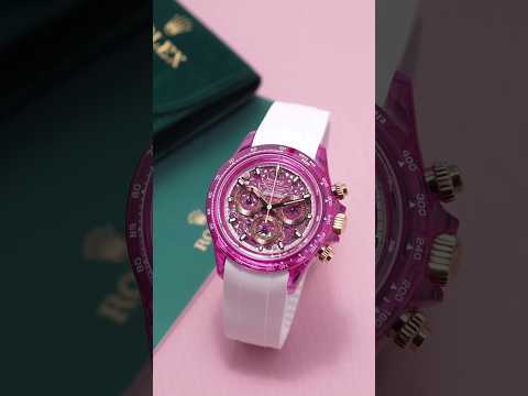 Rolex Daytona AET Remould COLOR LOONG 2024 EDITION ROSE 勞力士地通拿 透明手錶 | WORLDTIMER