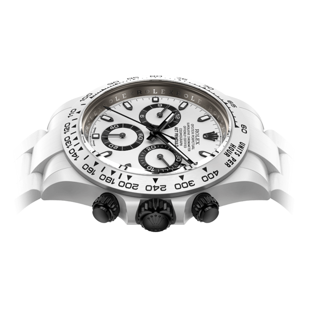 AET REMOULD Rolex Ceramic Daytona WHITE CLASSIC 勞力士地通拿 全陶瓷手錶 | WORLDTIMER