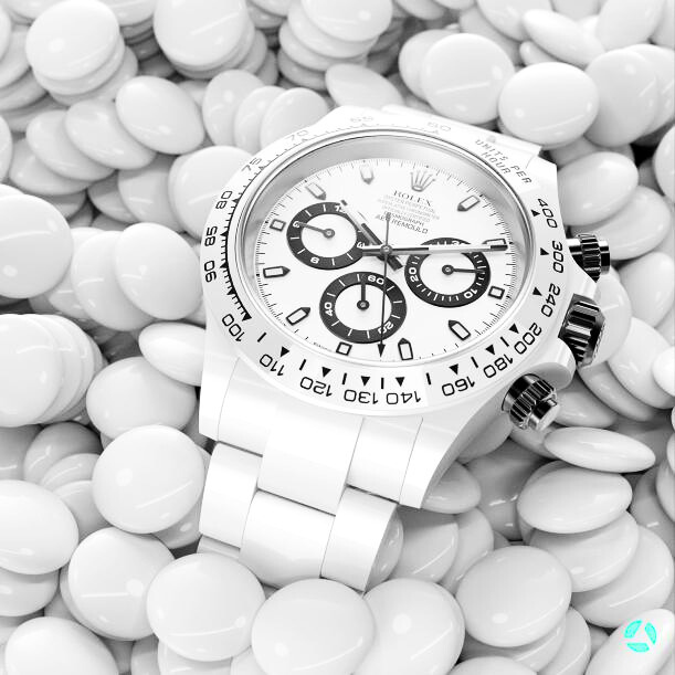 AET REMOULD Rolex Ceramic Daytona WHITE CLASSIC 勞力士地通拿 全陶瓷手錶 | WORLDTIMER